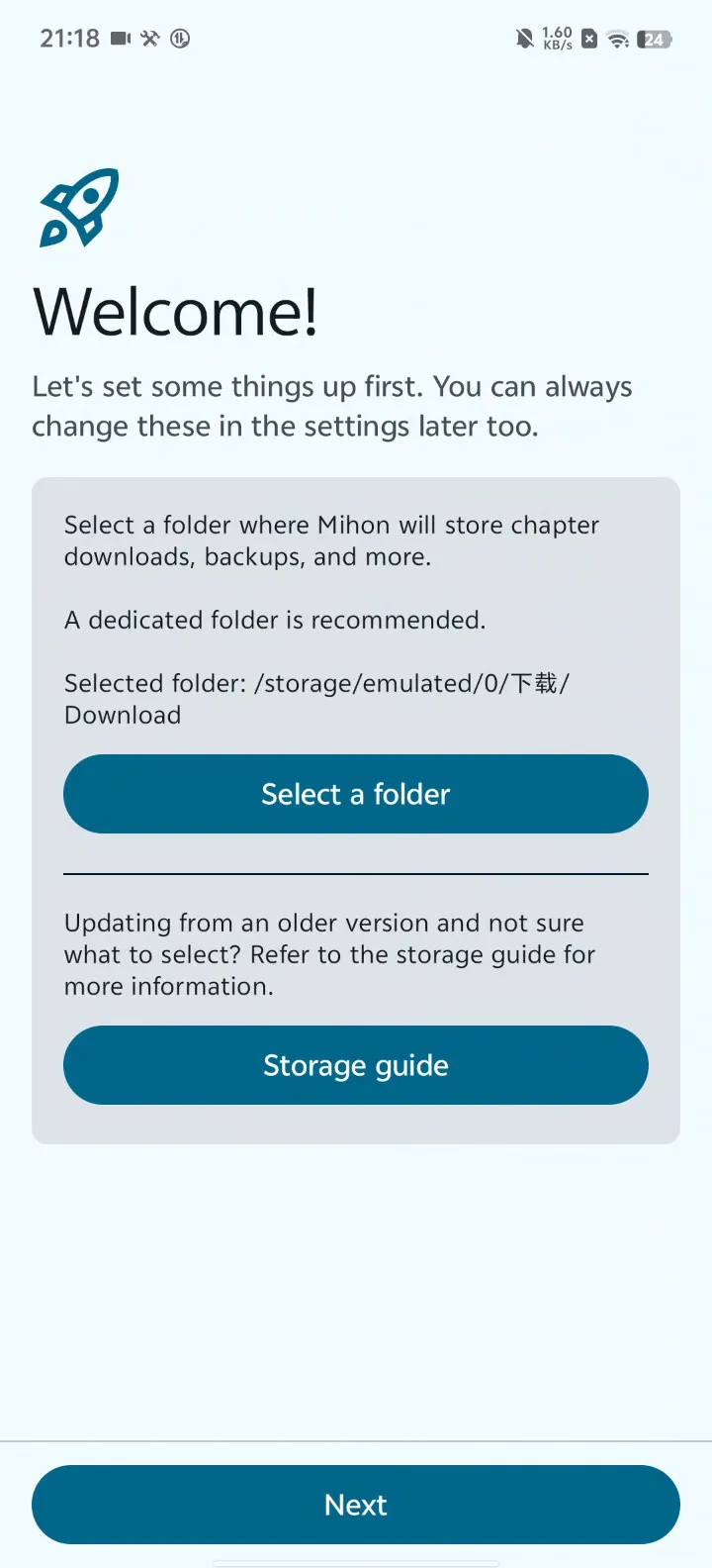 Mihon storage folder