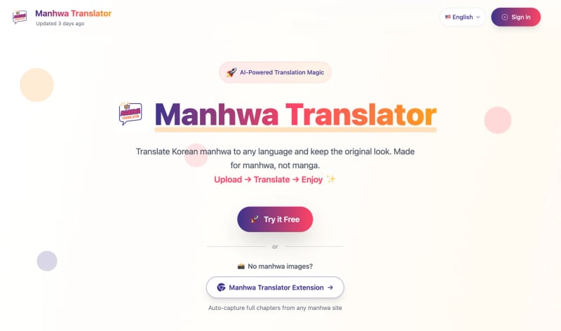 Building Manhwa Translator: Jan 2026 Update